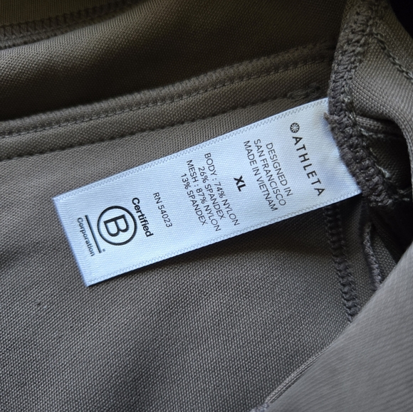 Athleta Delancey Moto Tights Womens XL Taupe - Picture 6 of 11